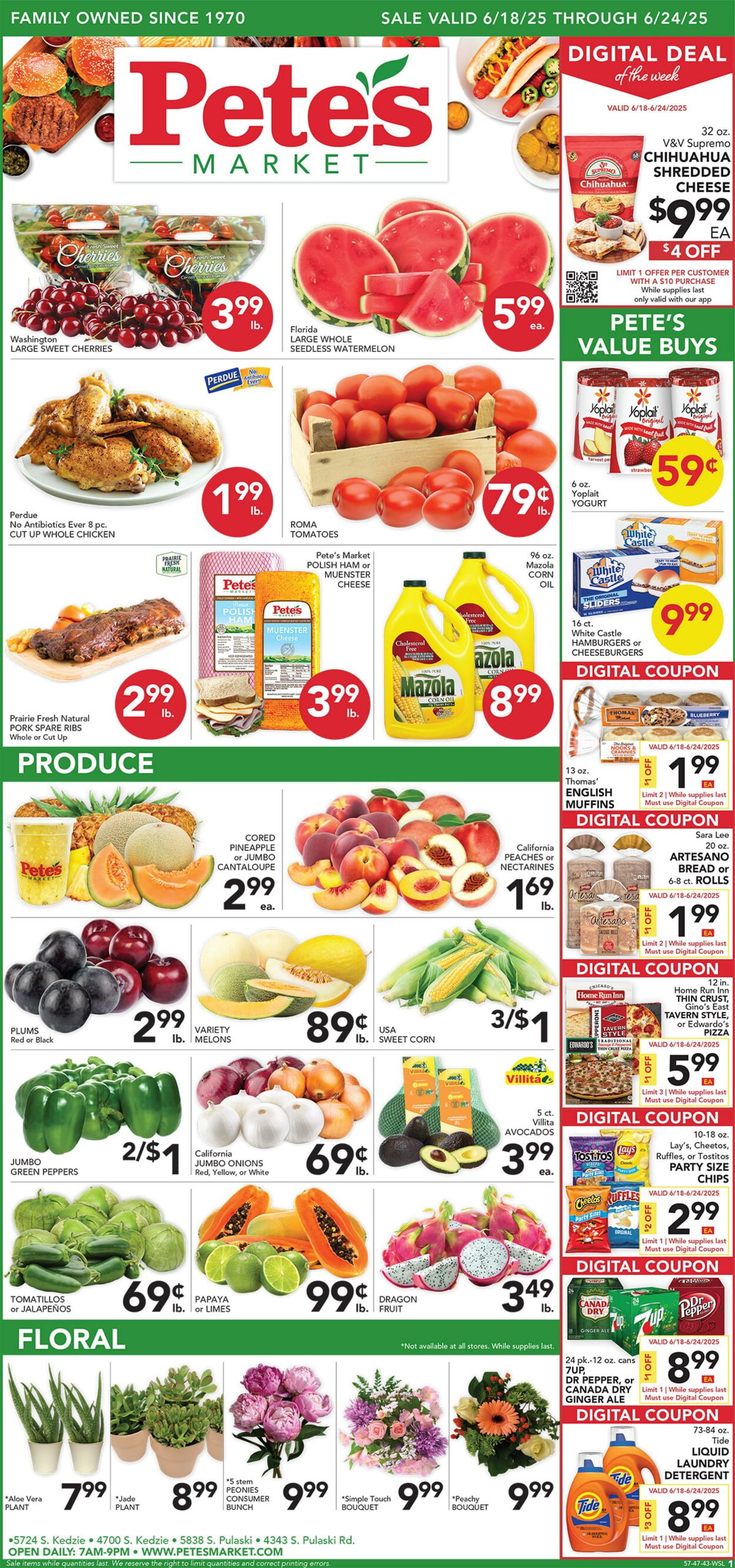 Weekly ad Pete's Fresh Market 06/18/2025 - 06/24/2025