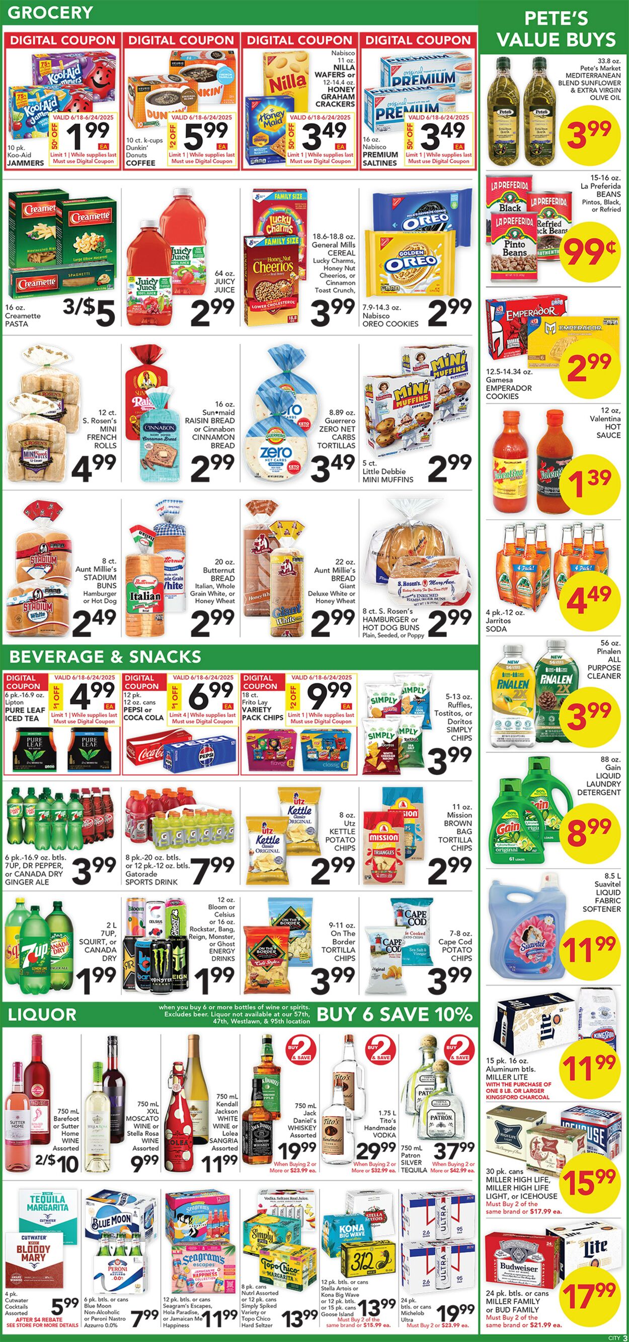 Weekly ad Pete's Fresh Market 06/18/2025 - 06/24/2025