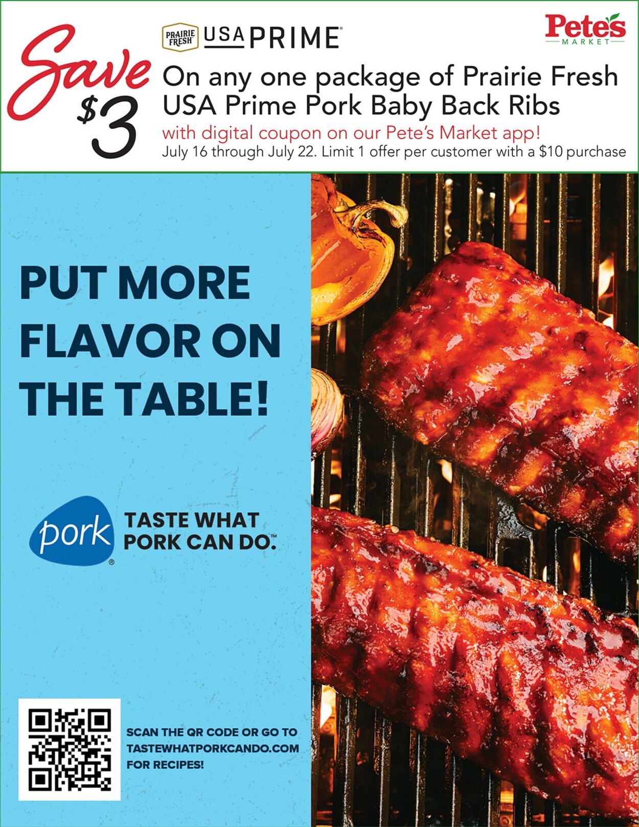 Weekly ad Pete's Fresh Market 07/09/2025 - 07/15/2025