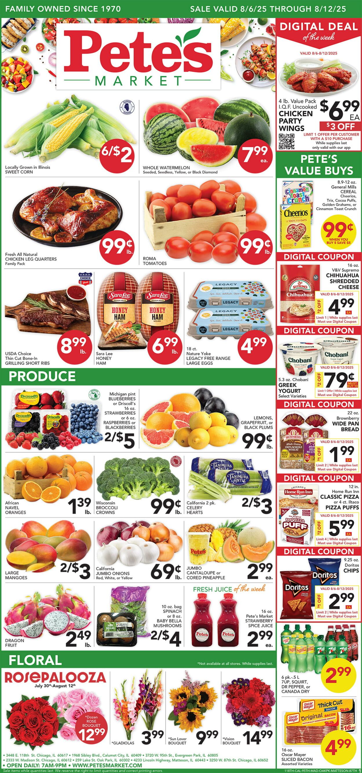Weekly ad Pete's Fresh Market 07/30/2025 - 08/05/2025