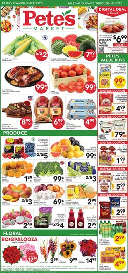 Weekly ad Pete's Fresh Market 07/30/2025 - 08/05/2025