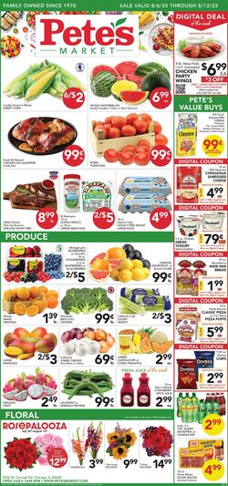 Weekly ad Pete's Fresh Market 07/30/2025 - 08/05/2025