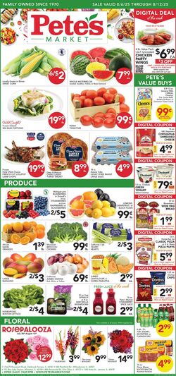 Weekly ad Pete's Fresh Market 07/30/2025 - 08/05/2025