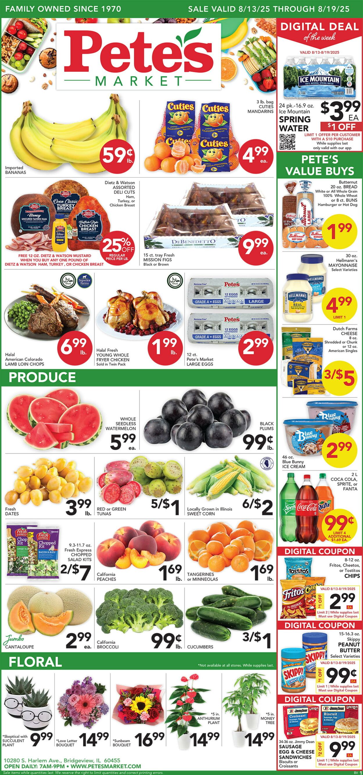 Weekly ad Pete's Fresh Market 08/06/2025 - 08/12/2025
