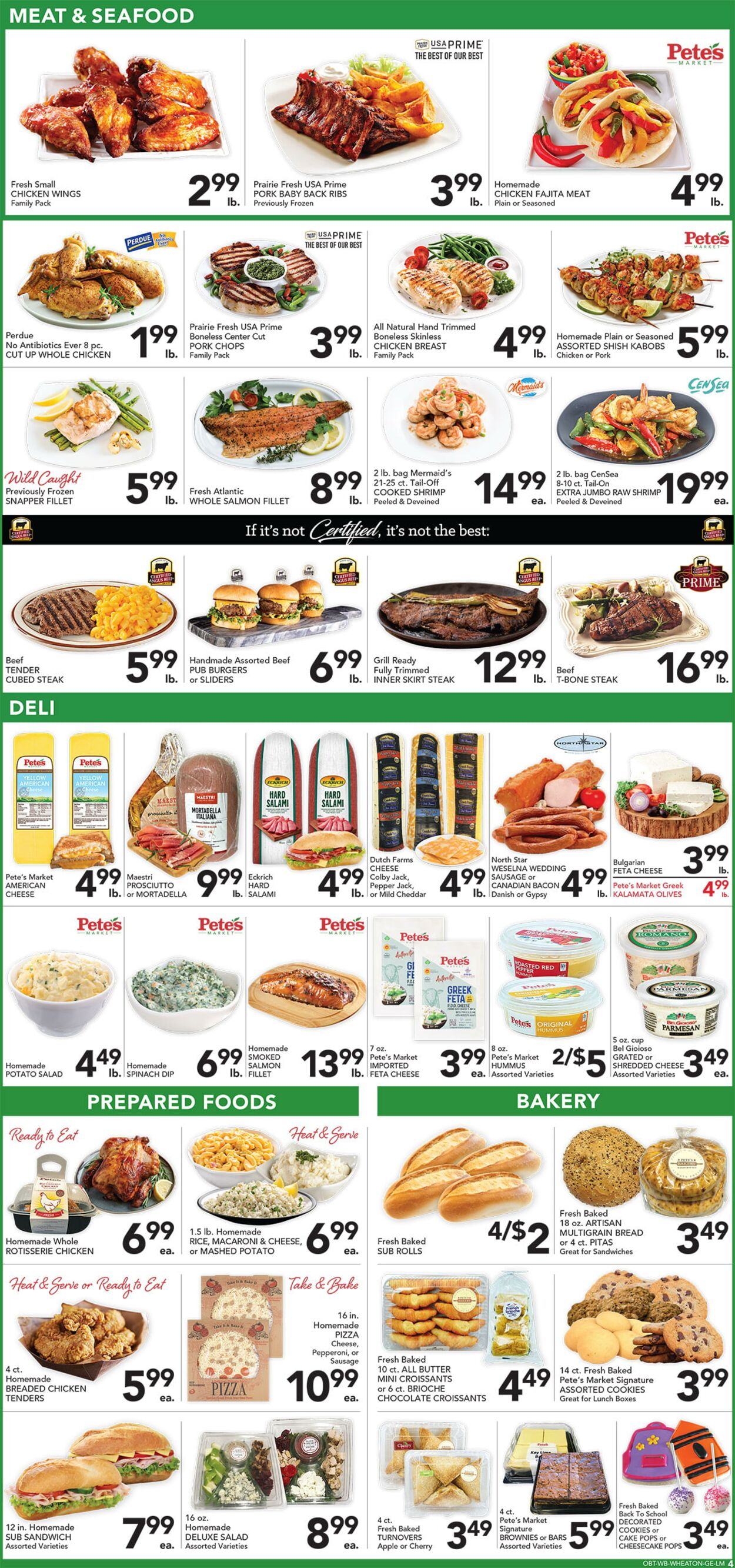 Weekly ad Pete's Fresh Market 08/06/2025 - 08/12/2025