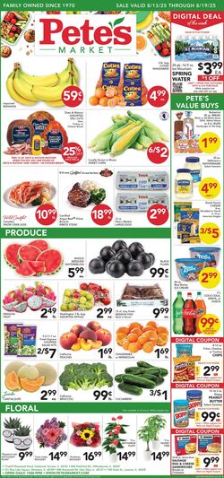 Weekly ad Pete's Fresh Market 08/06/2025 - 08/12/2025