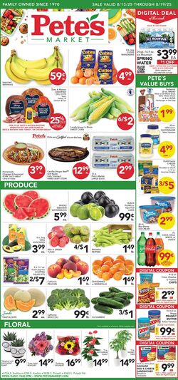 Weekly ad Pete's Fresh Market 08/06/2025 - 08/12/2025