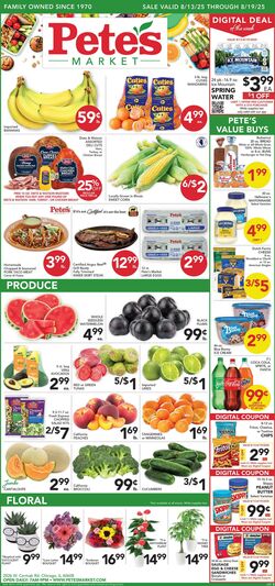 Weekly ad Pete's Fresh Market 08/06/2025 - 08/12/2025