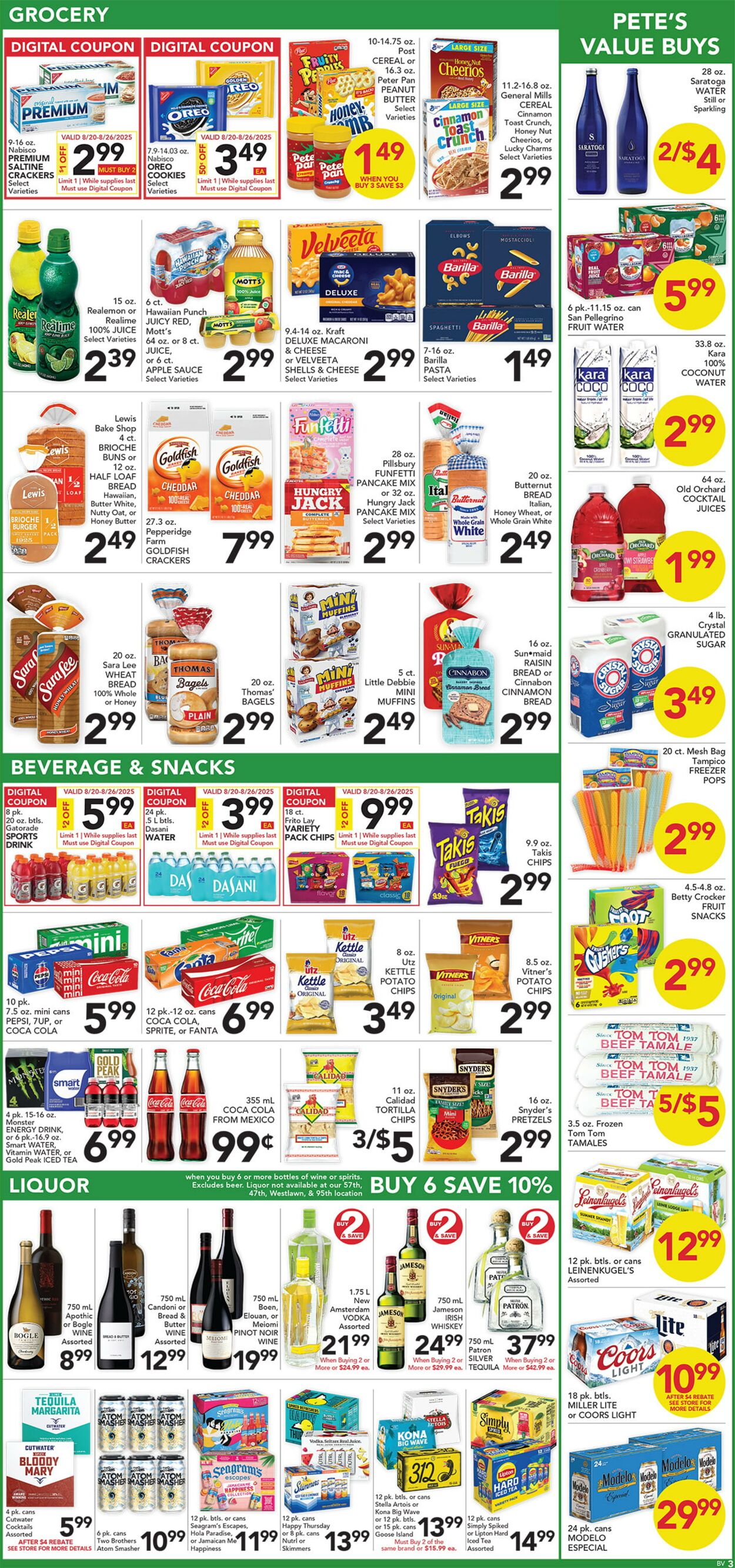 Weekly ad Pete's Fresh Market 08/13/2025 - 08/19/2025
