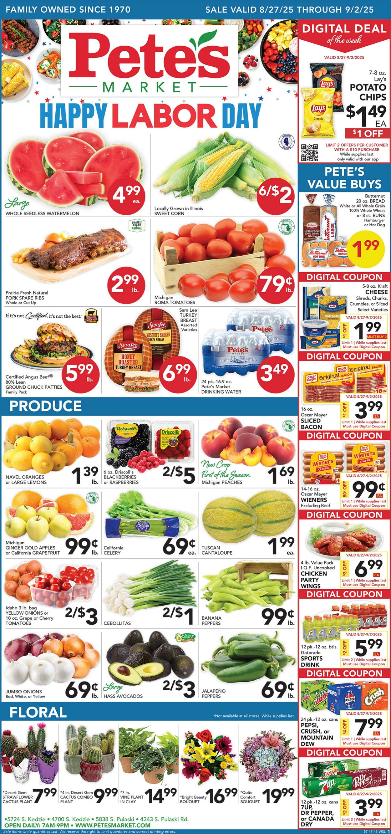 Weekly ad Pete's Fresh Market 08/20/2025 - 08/26/2025