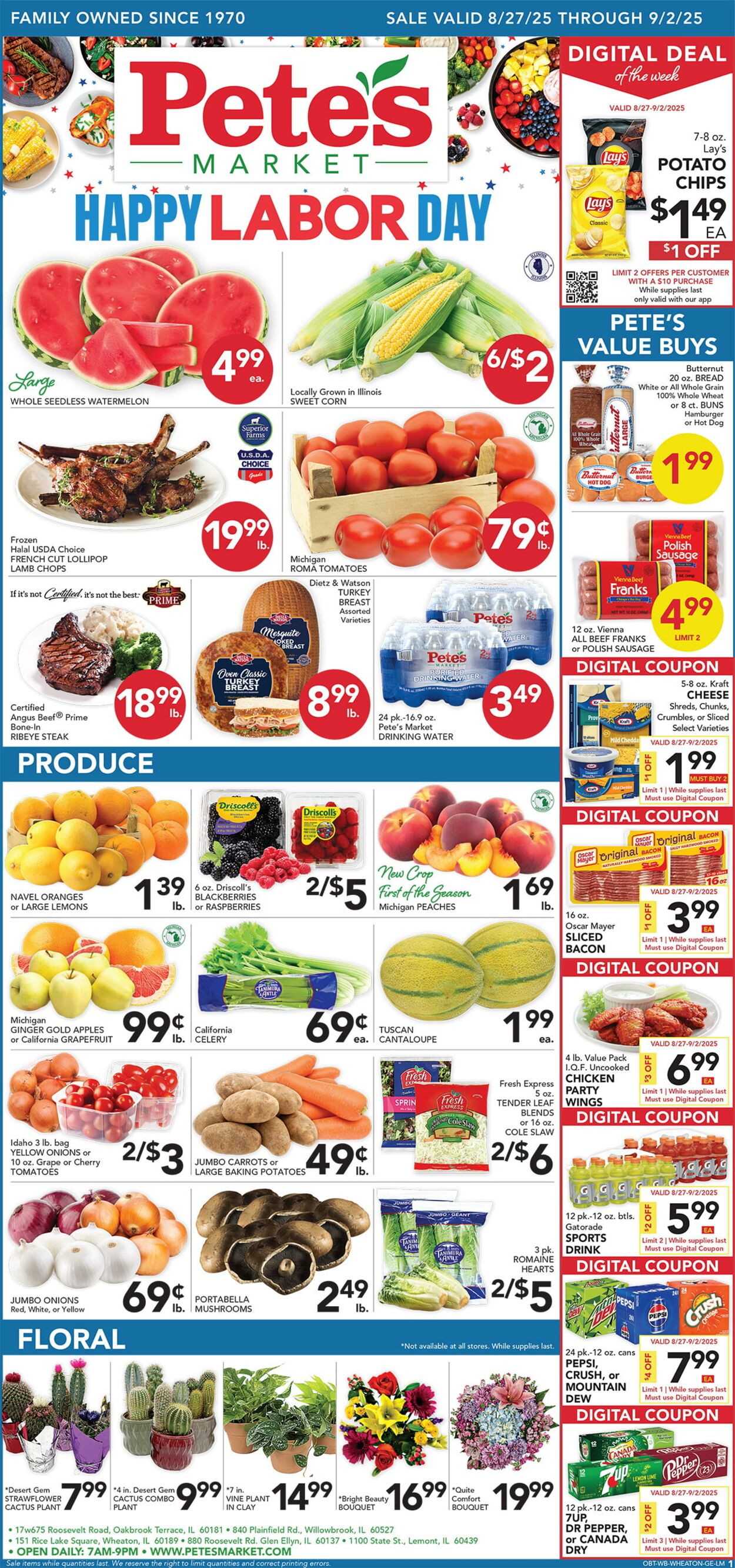 Weekly ad Pete's Fresh Market 08/20/2025 - 08/26/2025