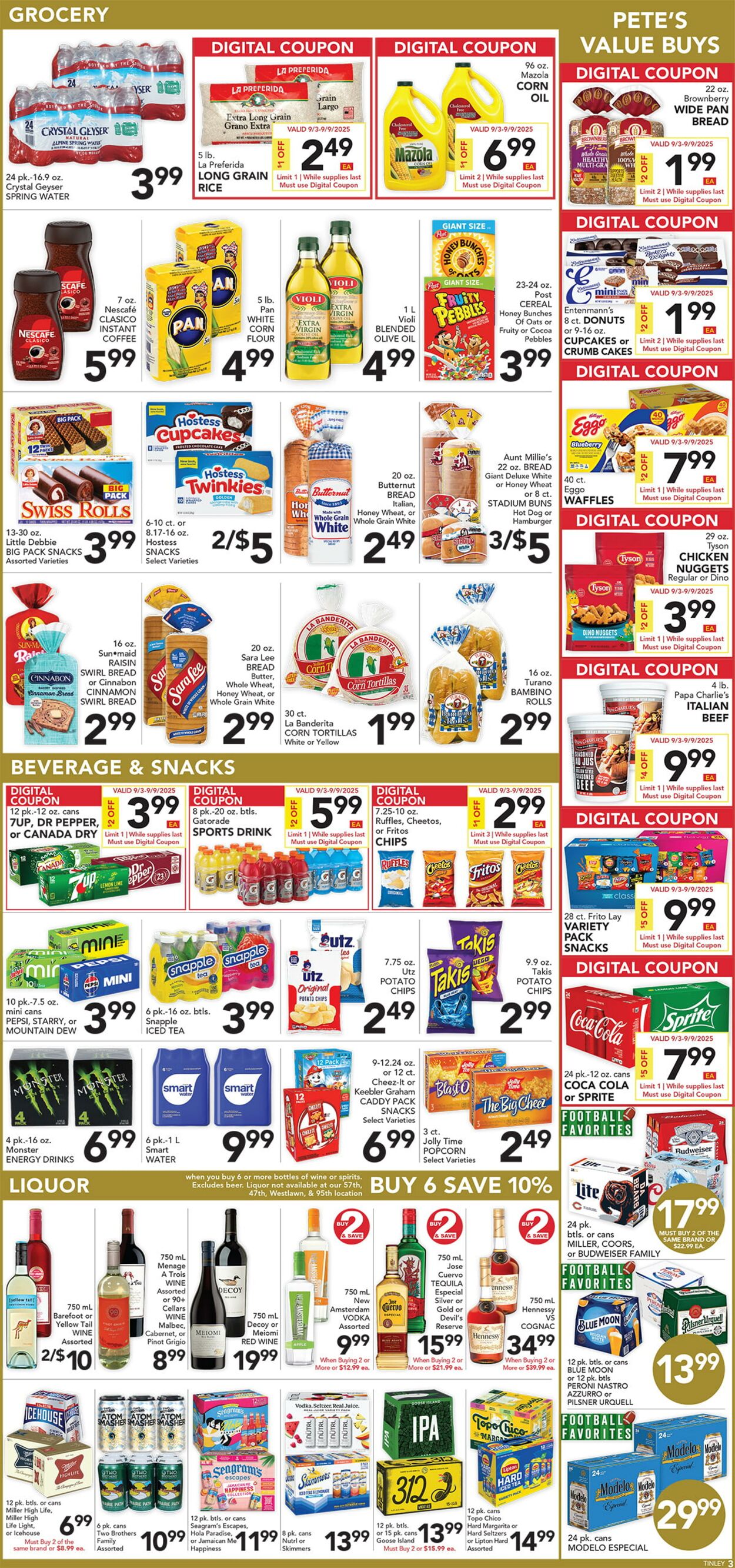 Weekly ad Pete's Fresh Market 08/27/2025 - 09/02/2025