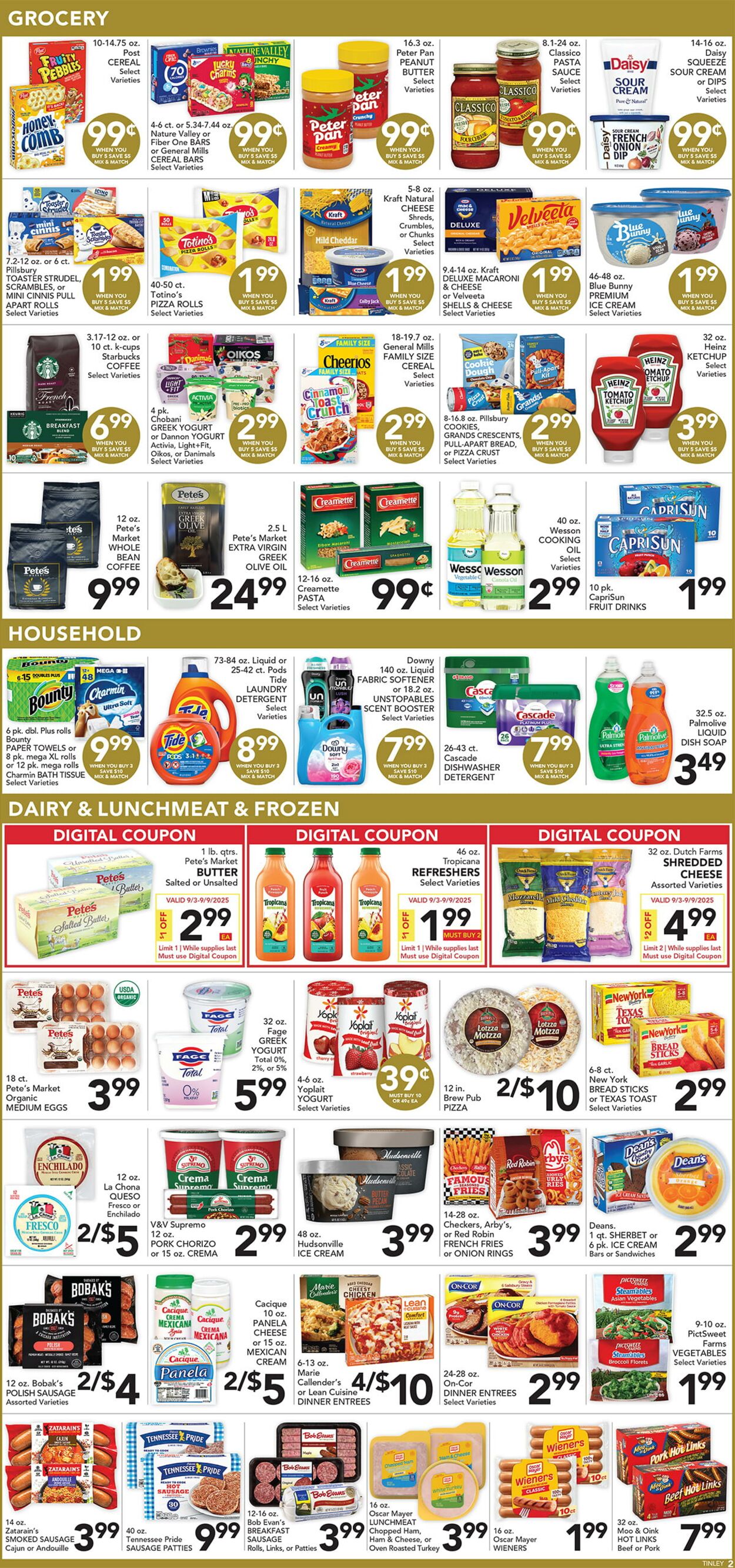 Weekly ad Pete's Fresh Market 08/27/2025 - 09/02/2025