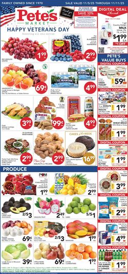 Weekly ad Pete's Fresh Market 10/29/2025 - 11/04/2025