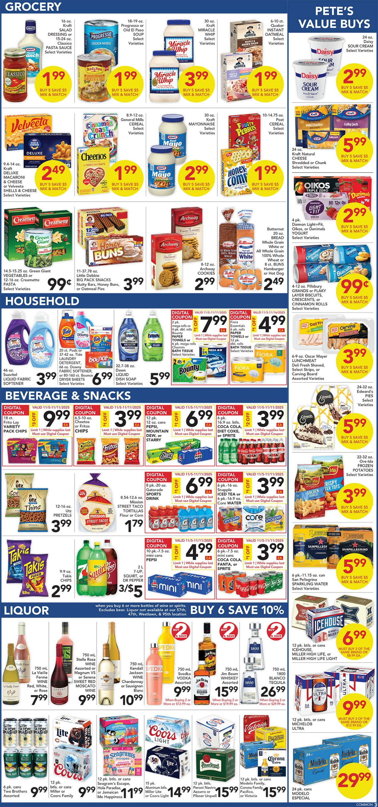 Weekly ad Pete's Fresh Market 10/29/2025 - 11/04/2025