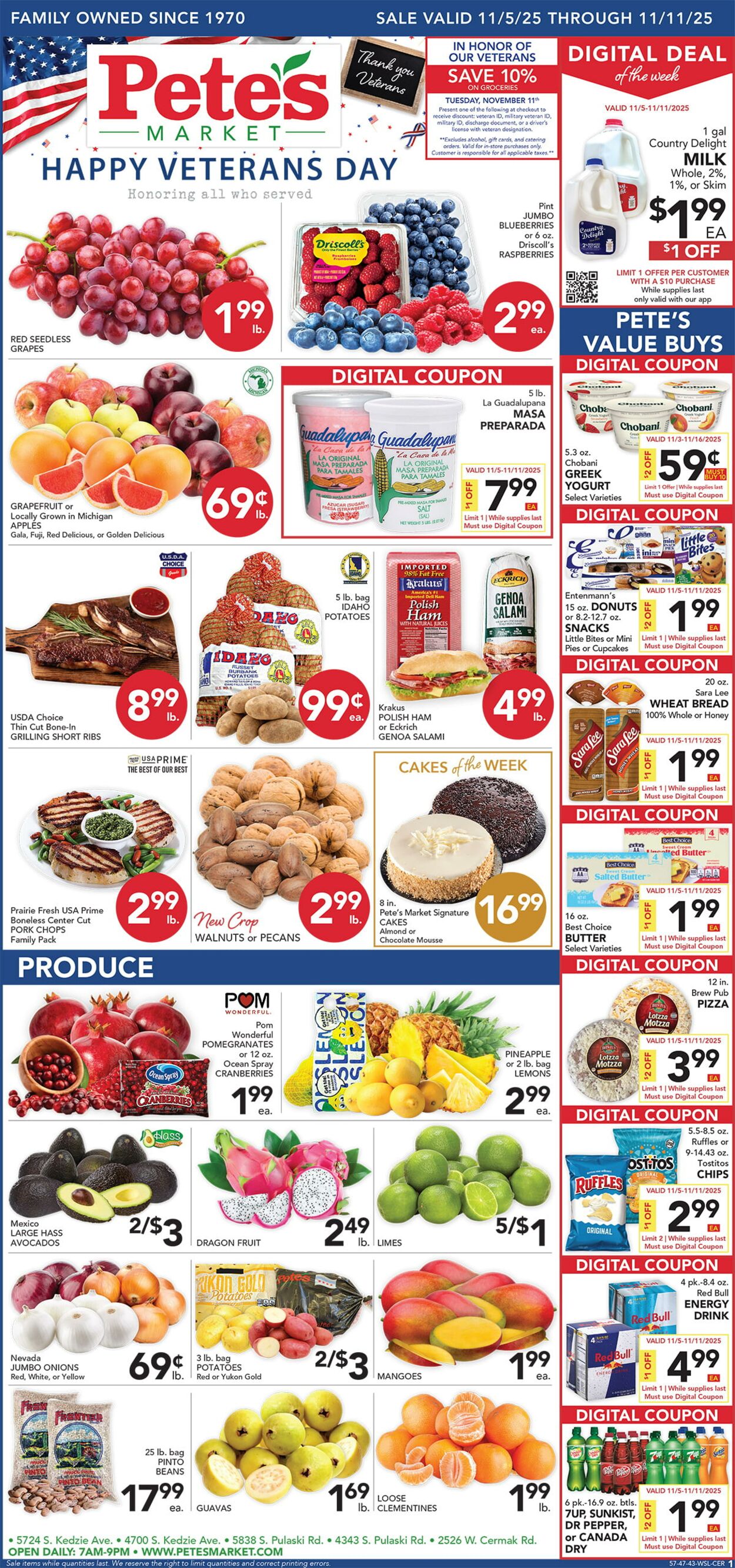 Weekly ad Pete's Fresh Market 10/29/2025 - 11/04/2025
