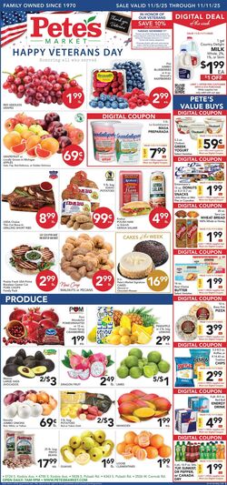 Weekly ad Pete's Fresh Market 10/29/2025 - 11/04/2025