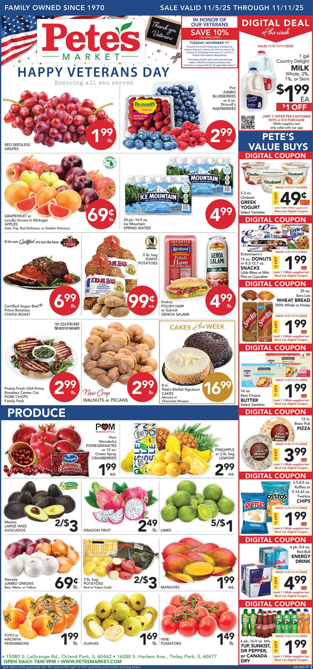 Weekly ad Pete's Fresh Market 10/29/2025 - 11/04/2025