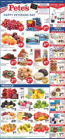 Weekly ad Pete's Fresh Market 10/29/2025 - 11/04/2025