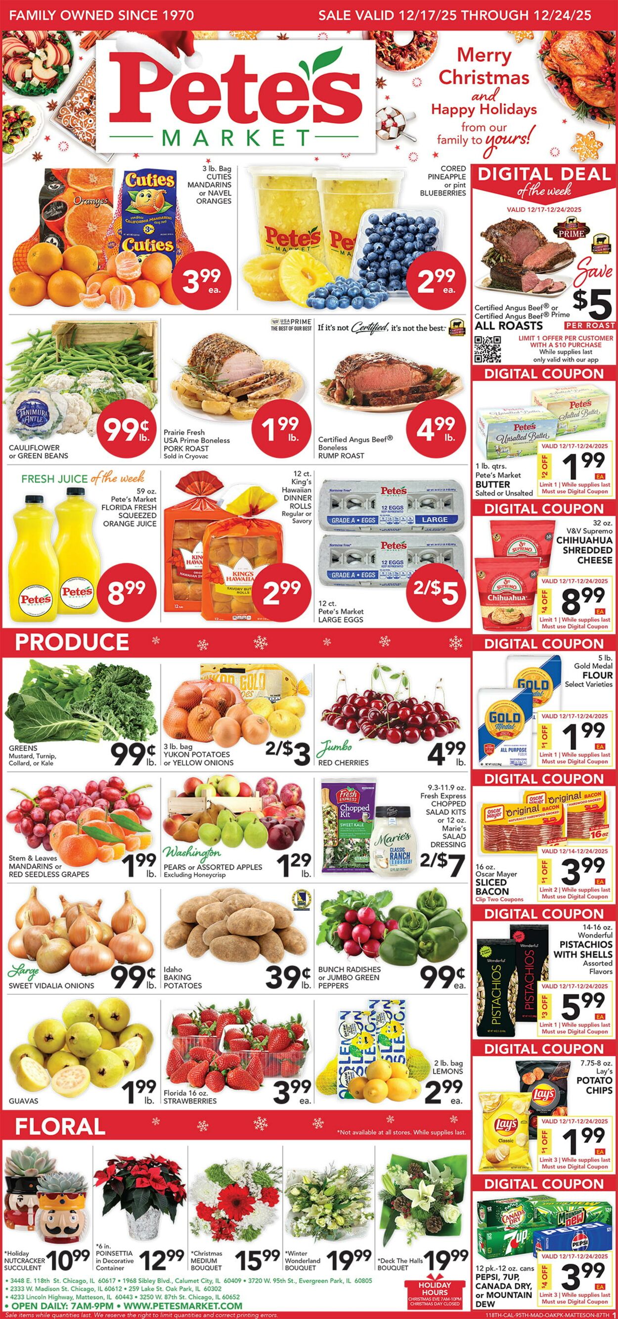 Weekly ad Pete's Fresh Market 12/17/2025 - 12/23/2025