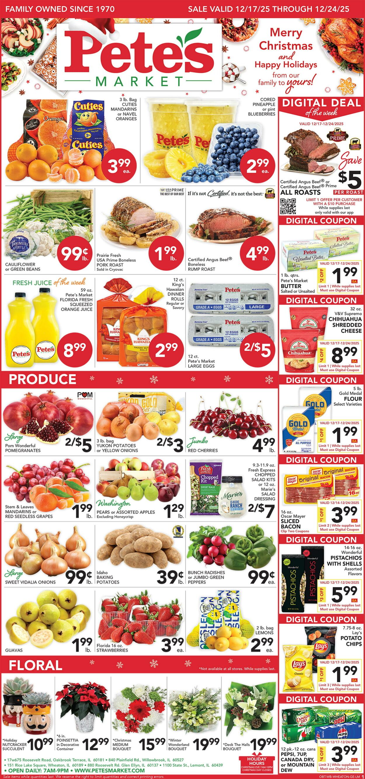 Weekly ad Pete's Fresh Market 12/17/2025 - 12/23/2025