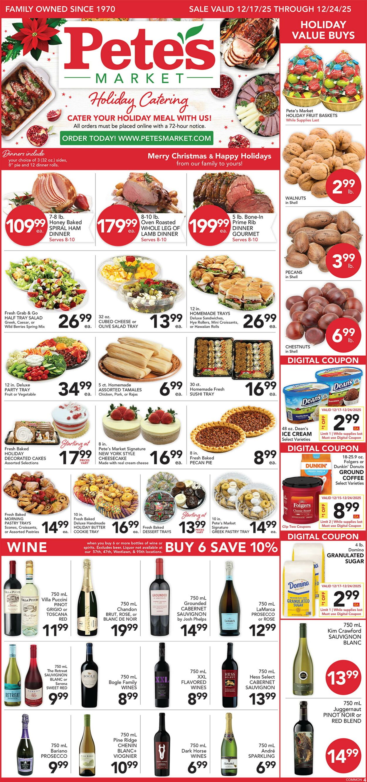 Weekly ad Pete's Fresh Market 12/17/2025 - 12/23/2025