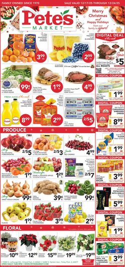 Weekly ad Pete's Fresh Market 12/17/2025 - 12/23/2025
