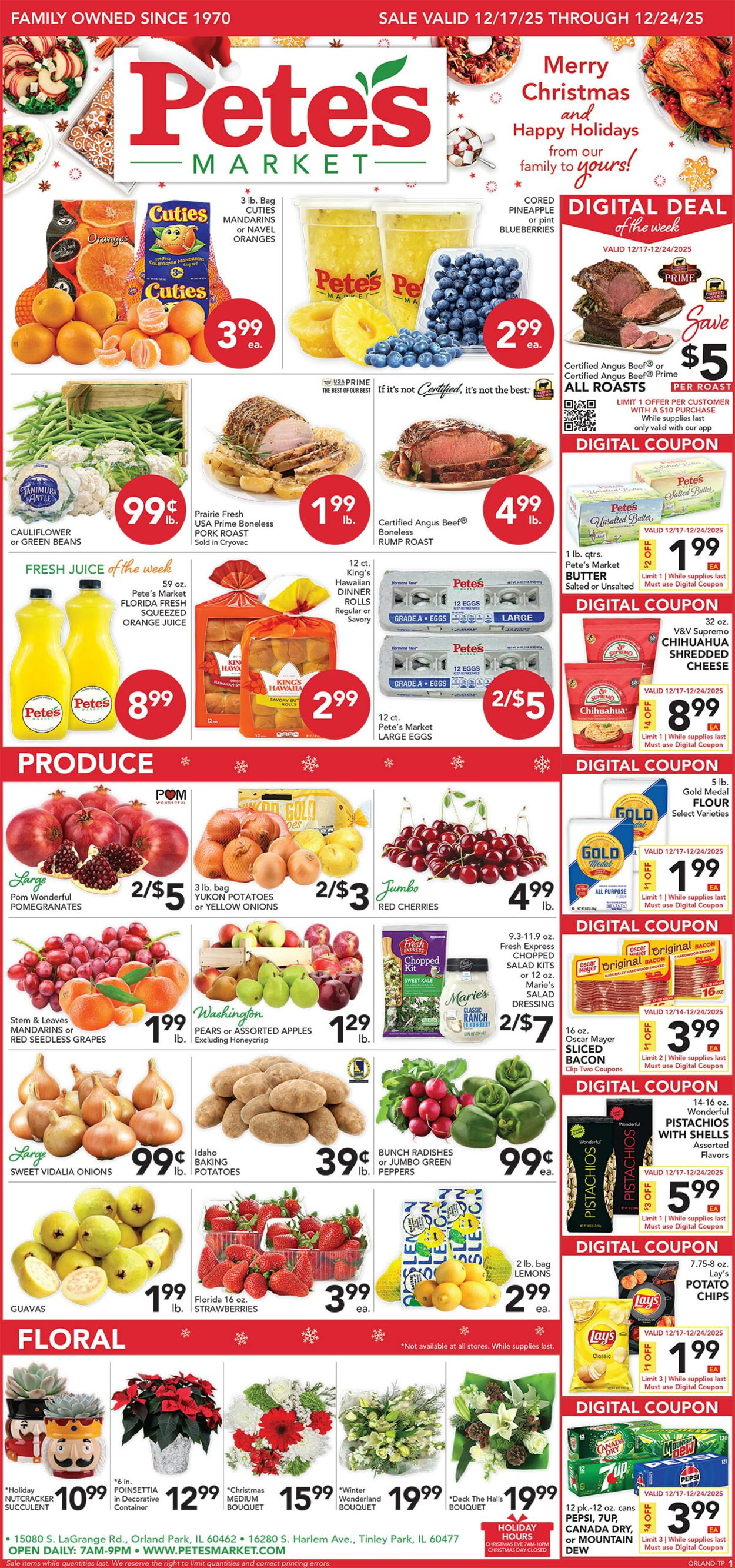 Weekly ad Pete's Fresh Market 12/17/2025 - 12/23/2025