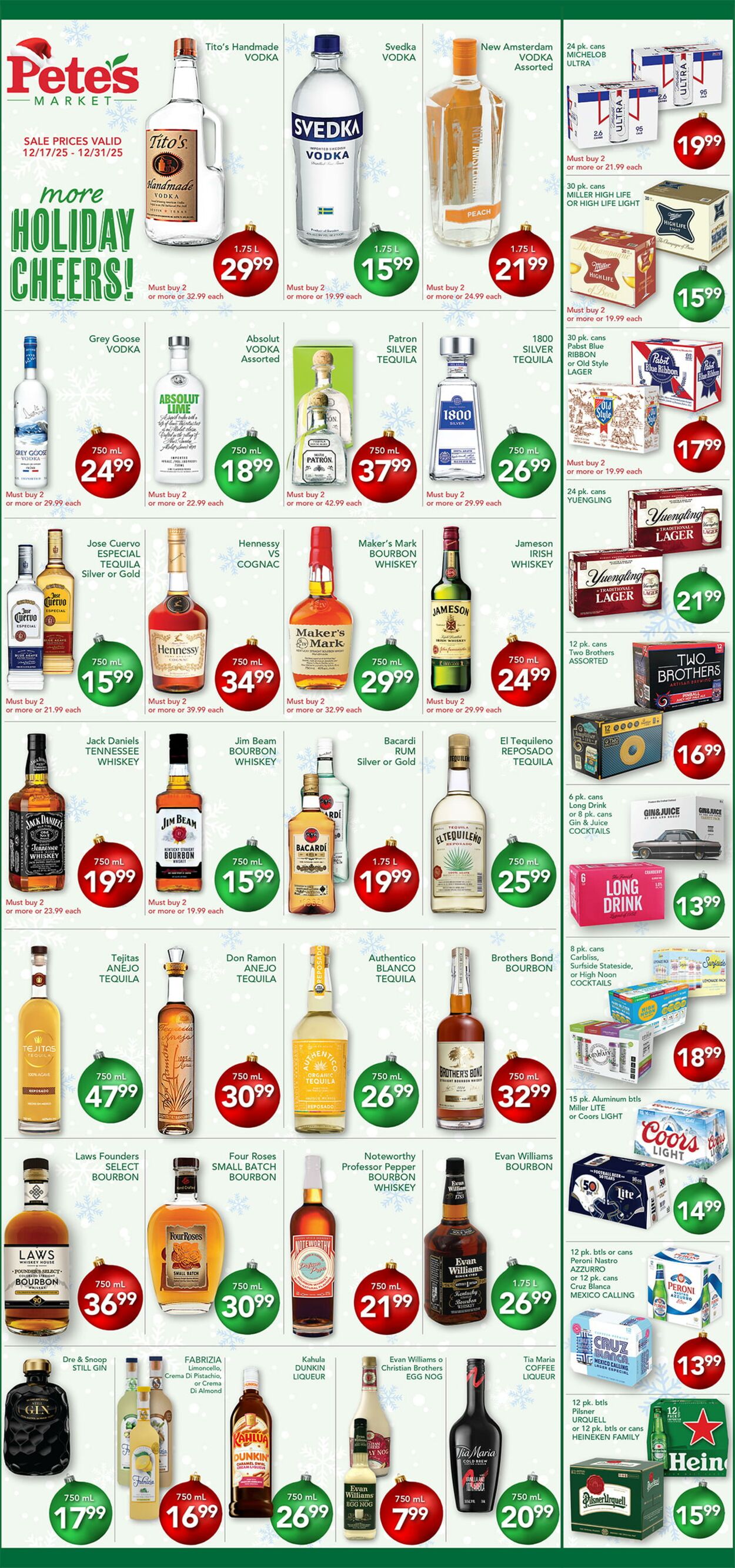Weekly ad Pete's Fresh Market 12/17/2025 - 12/23/2025