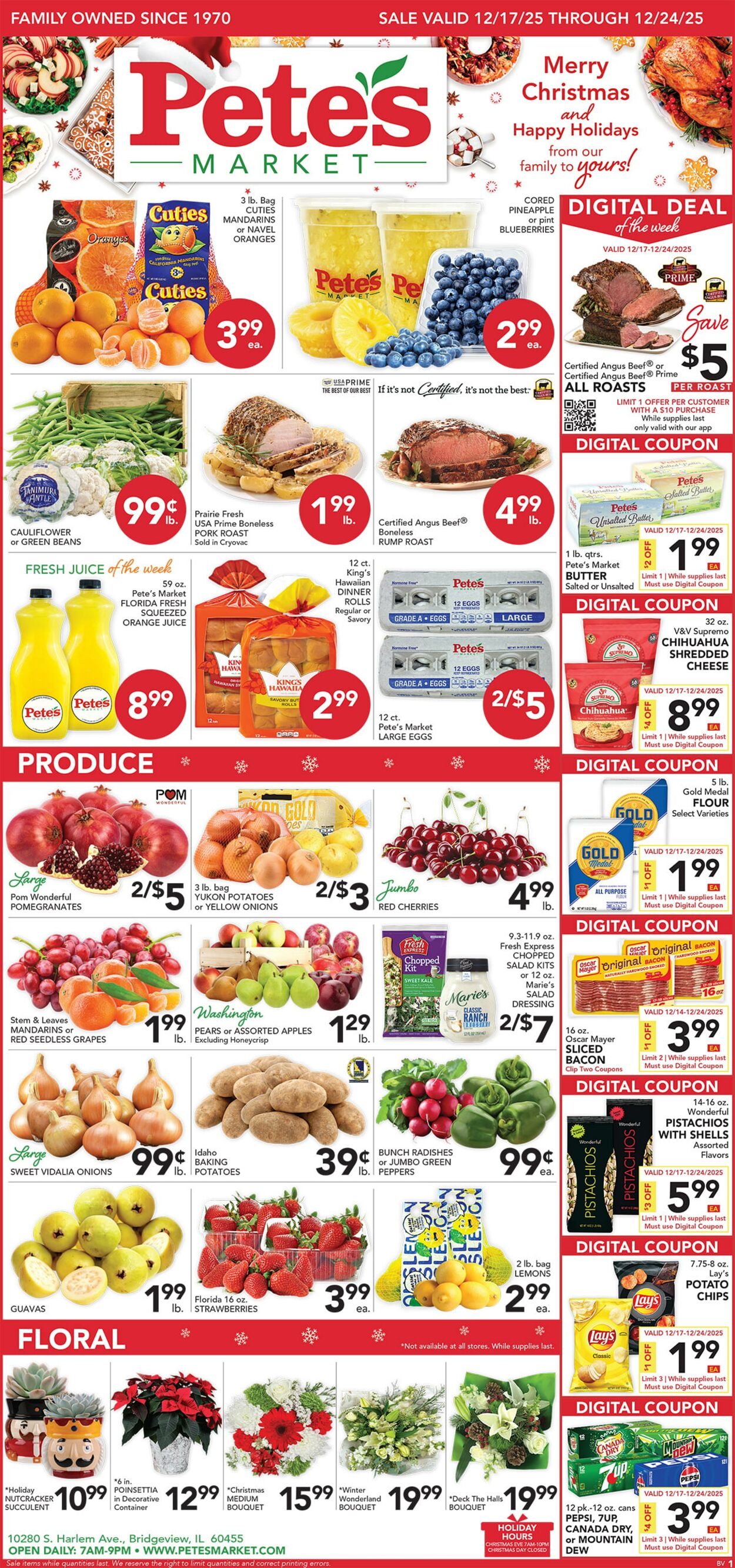Weekly ad Pete's Fresh Market 12/17/2025 - 12/23/2025