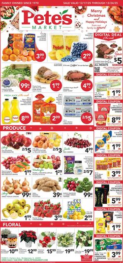 Weekly ad Pete's Fresh Market 12/17/2025 - 12/23/2025