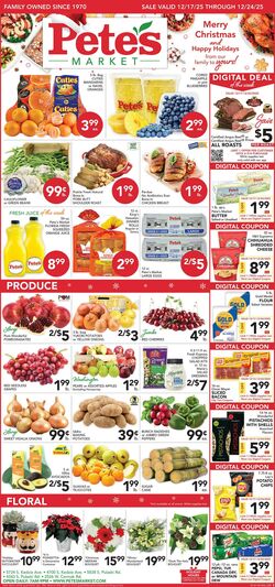 Weekly ad Pete's Fresh Market 12/17/2025 - 12/23/2025