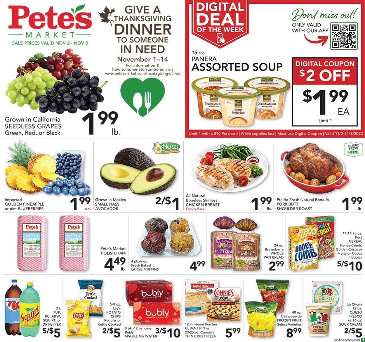 Weekly ad Pete's Fresh Market 11/02/2022 - 11/08/2022