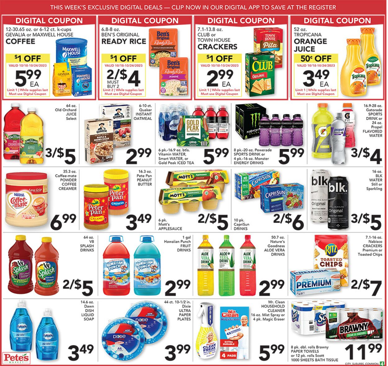 Weekly ad Pete's Fresh Market 10/18/2023 - 10/24/2023