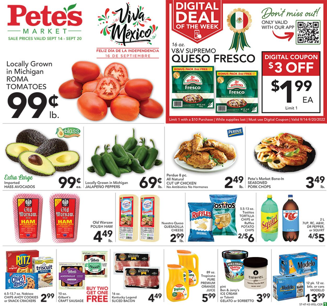Weekly ad Pete's Fresh Market 09/14/2022 - 09/20/2022