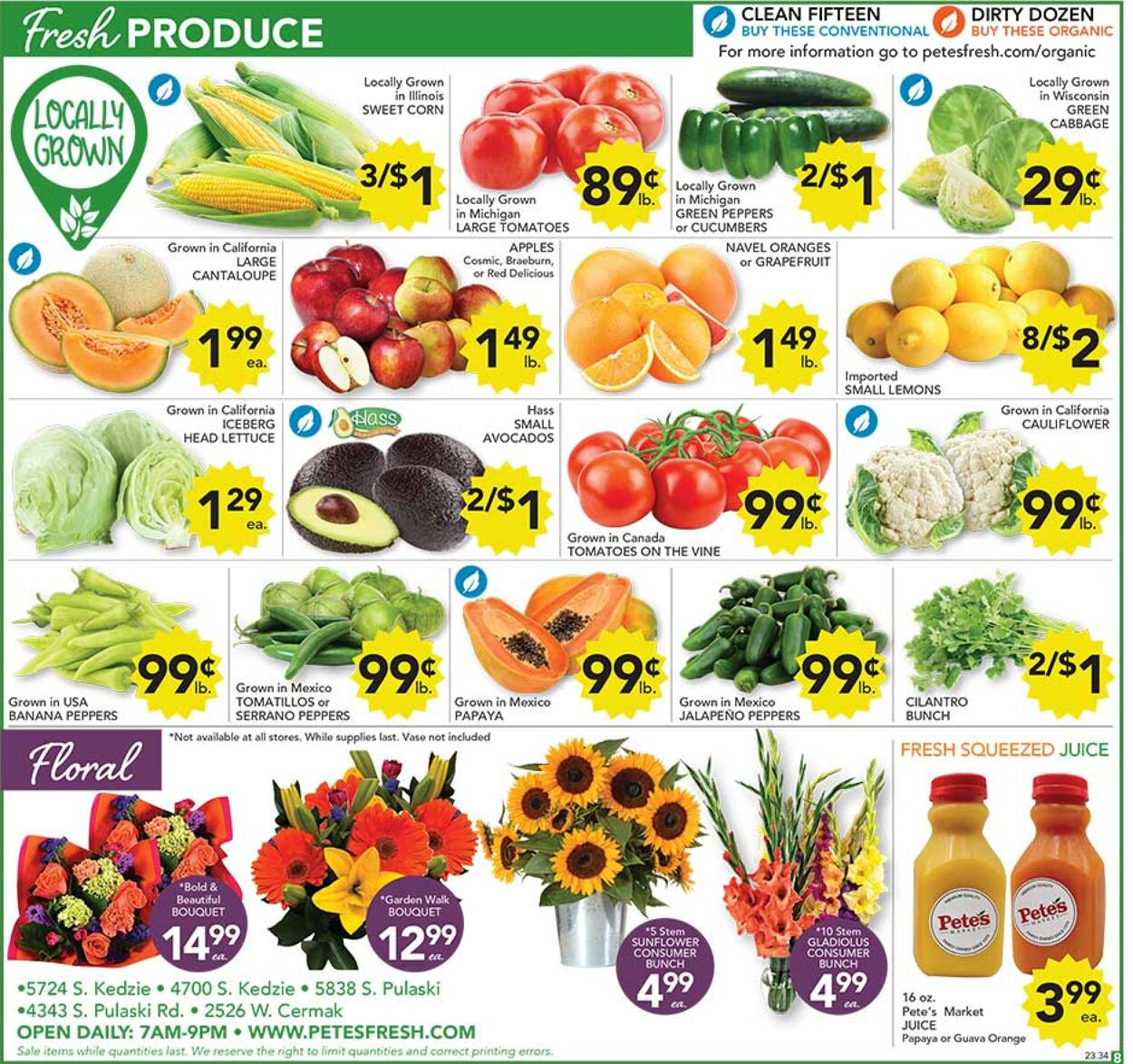 Weekly ad Pete's Fresh Market 08/23/2023 - 08/29/2023