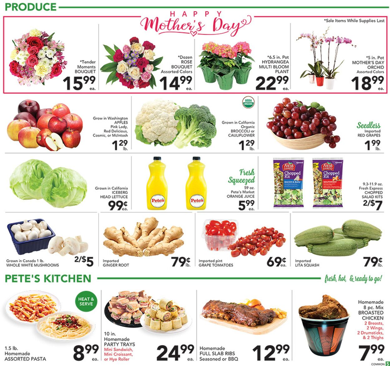 Weekly ad Pete's Fresh Market 05/04/2022 - 05/10/2022