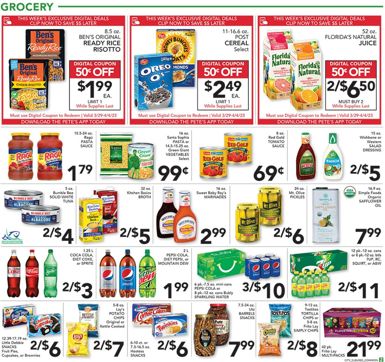 Weekly ad Pete's Fresh Market 03/29/2023 - 04/04/2023