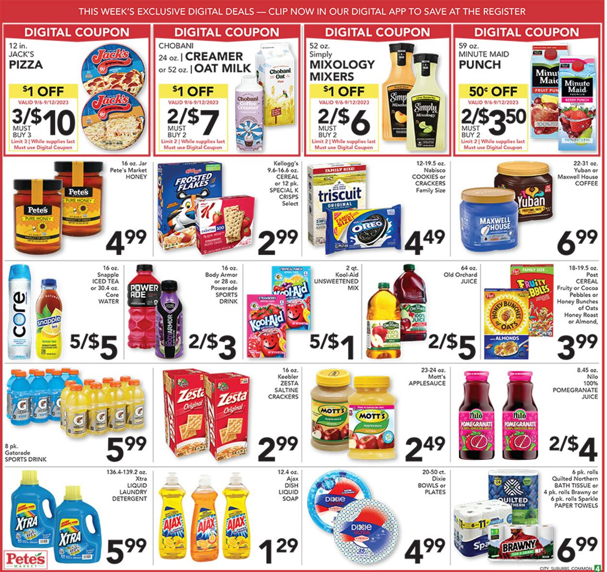 Weekly ad Pete's Fresh Market 09/06/2023 - 09/12/2023