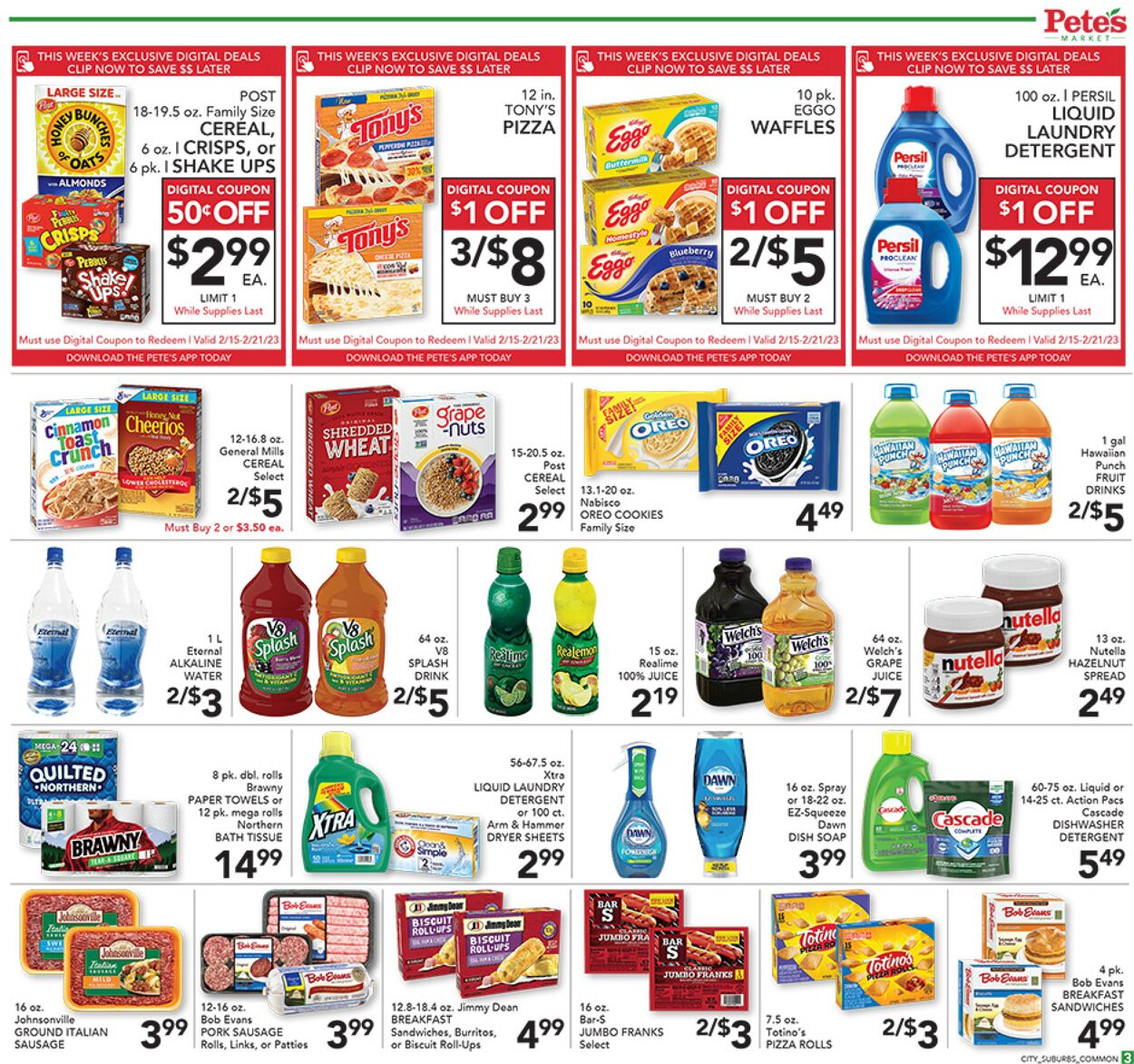 Weekly ad Pete's Fresh Market 02/15/2023 - 02/21/2023