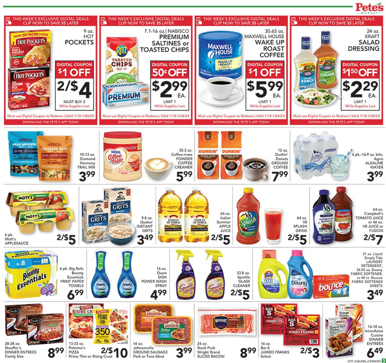 Weekly ad Pete's Fresh Market 01/18/2023 - 01/24/2023