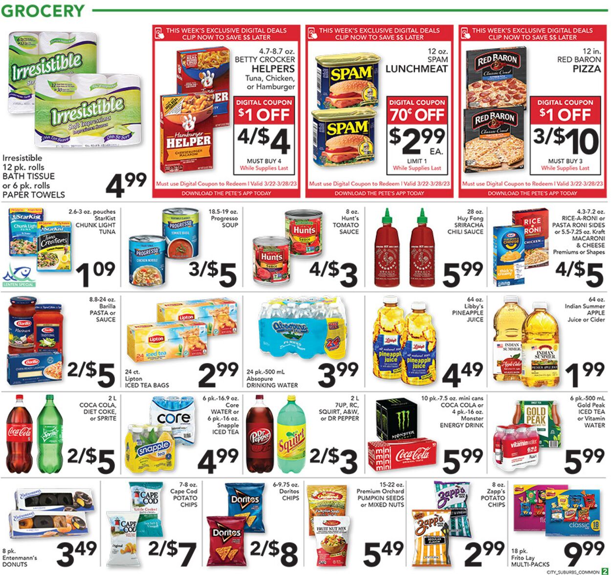 Weekly ad Pete's Fresh Market 03/22/2023 - 03/28/2023