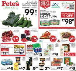 Weekly ad Pete's Fresh Market 03/22/2023 - 03/28/2023