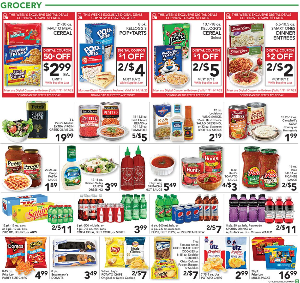 Weekly ad Pete's Fresh Market 01/11/2023 - 01/17/2023