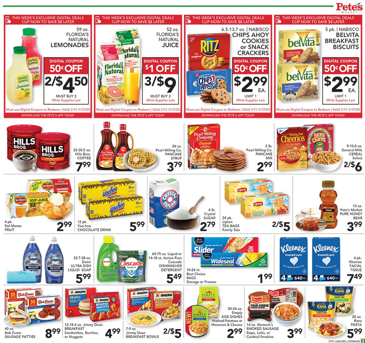 Weekly ad Pete's Fresh Market 01/11/2023 - 01/17/2023