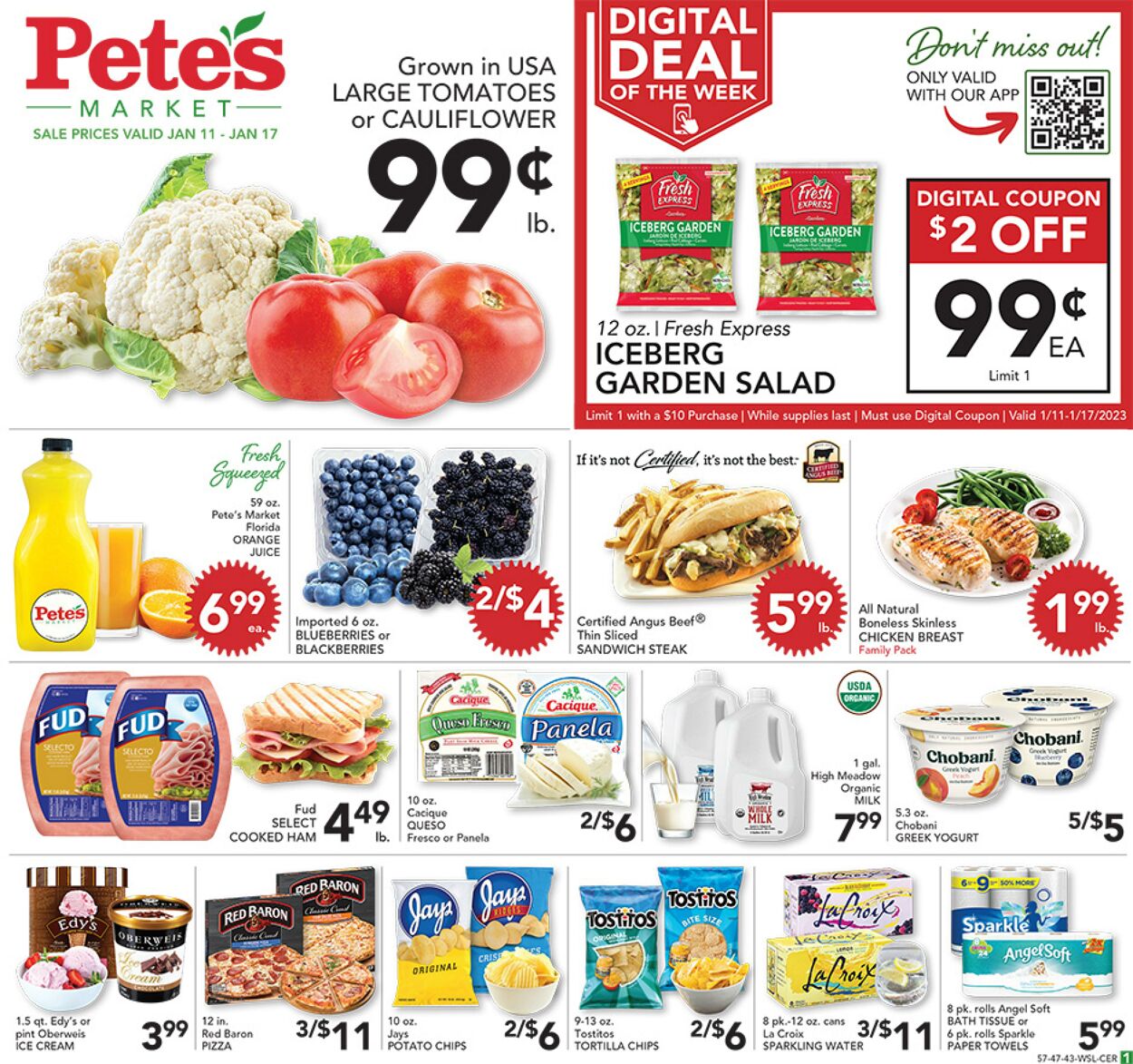 Weekly ad Pete's Fresh Market 01/11/2023-01/17/2023