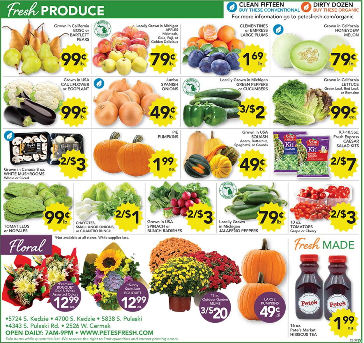 Weekly ad Pete's Fresh Market 09/27/2023 - 10/03/2023