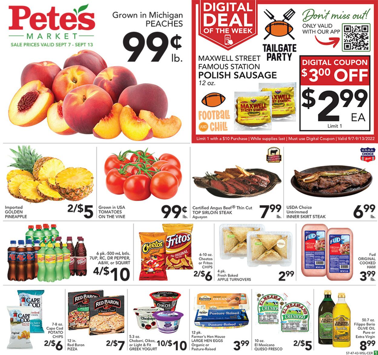 Weekly ad Pete's Fresh Market 09/07/2022 - 09/13/2022
