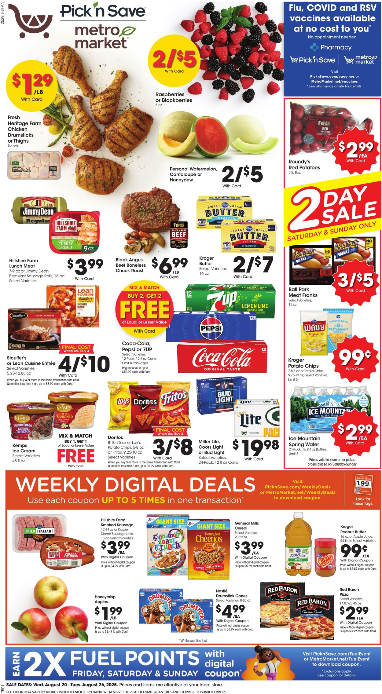 Weekly ad Pick'n'Save 08/20/2025 - 08/26/2025