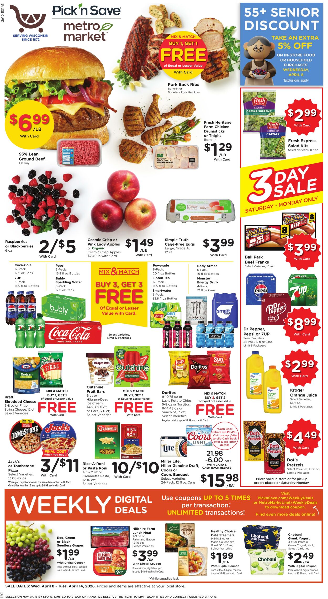 Weekly ad Pick'n'Save 04/08/2026 - 04/14/2026